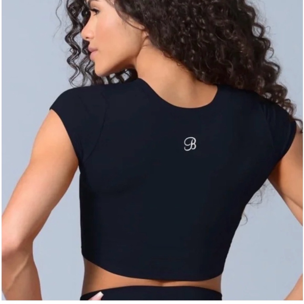 Bombshell Sportswear Black Crop Top